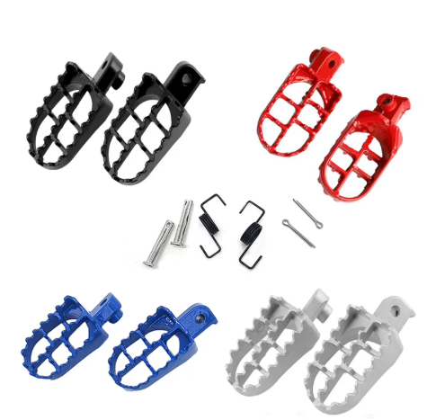 Motorcycle Foot Pegs & Rests – For Yamaha PW50/80, Honda XR50R, CRF50/70/80/100F & Chinese Pit Bikes