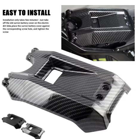 Carbon Fiber Battery Compartment Cover – For Sur-Ron Light Bee S/X & Segway X260