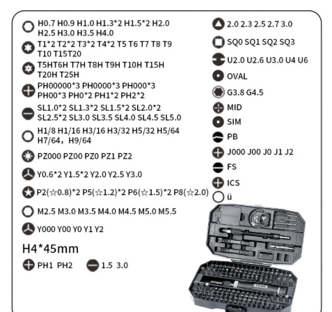 Precision Screwdriver Set – 152-in-1 Professional Repair Kit